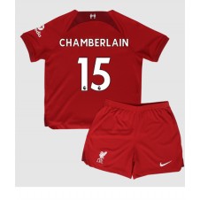 Liverpool Chamberlain #15 Hjemmedraktsett Barn 2022-23 Kortermet (+ korte bukser)